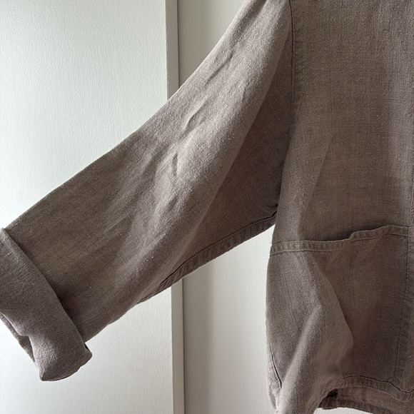 Angelheart Designs Vintage Linen Cropped Blazer S - Picture 4 of 8